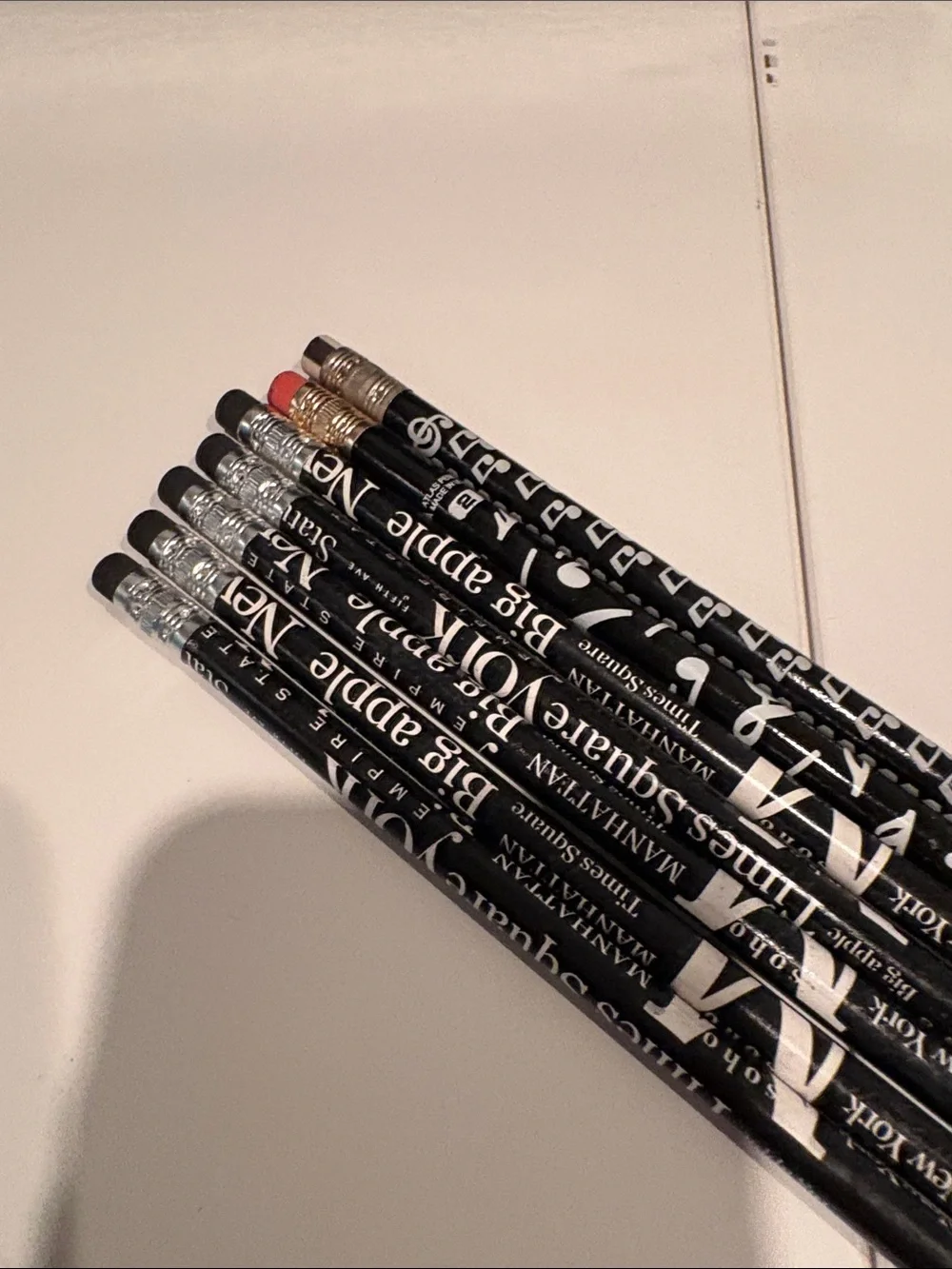NY Souvenir Pencils  - New York City Music Theme